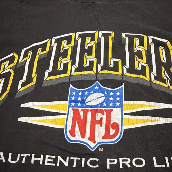 Vintage Pittsburgh Steelers Shirt Mens XL NFL Football Logo Athletic 90s Tee '96 - Picture 3 of 9